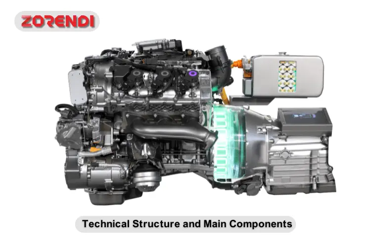 Technical Structure Hybrid car