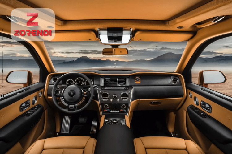 rolls royce cullinan interior