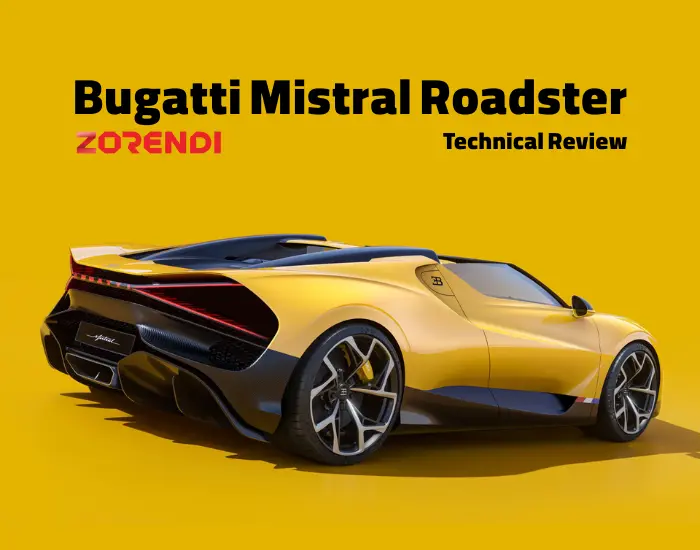 Technical Review of the Bugatti Mistral Roadster