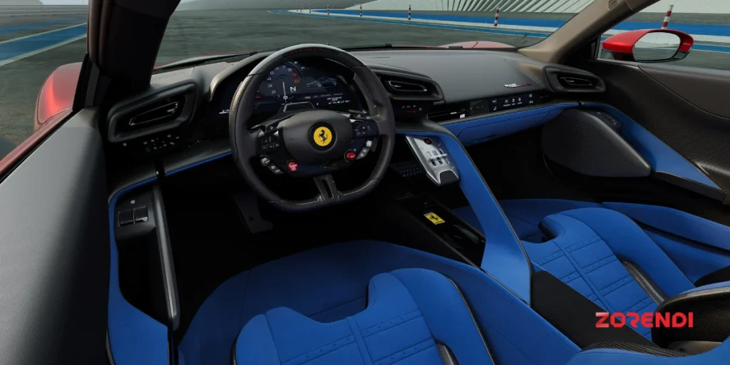 interior of 2026 Ferrari 849 Testarossa