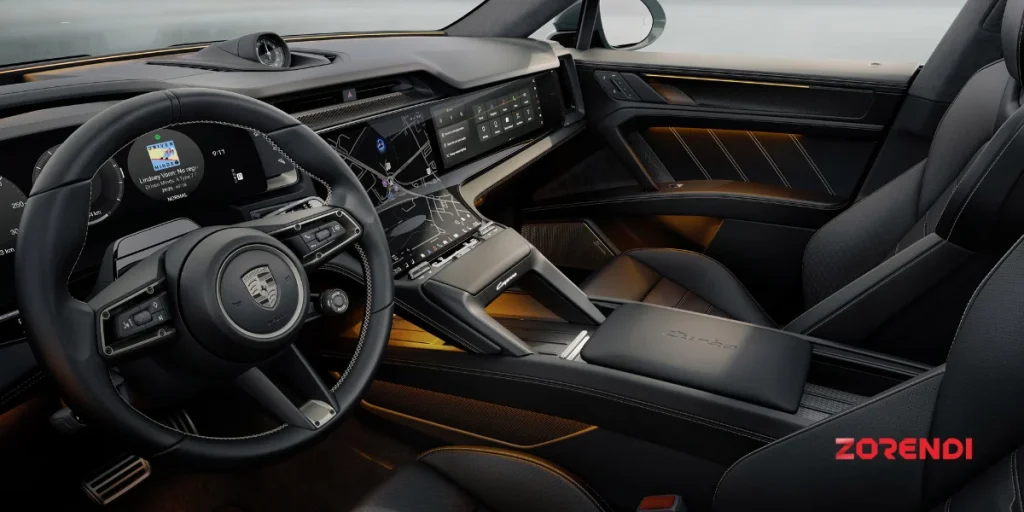 interior of 2026 Porsche Cayenne Turbo Electric