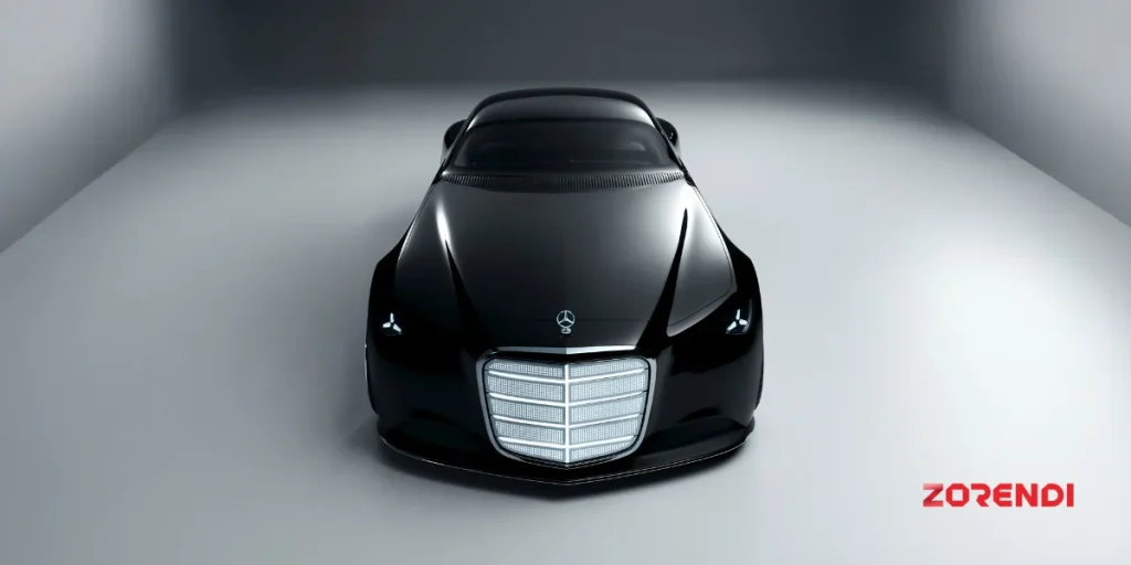 full view of Mercedes Benz Vision Iconic Concept