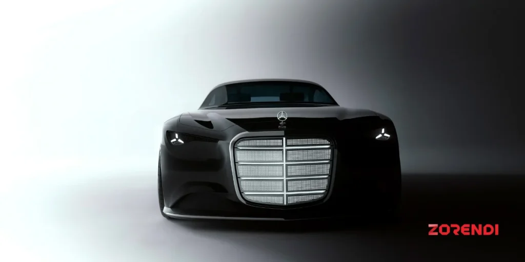 front view of Mercedes Benz Vision Iconic Concept