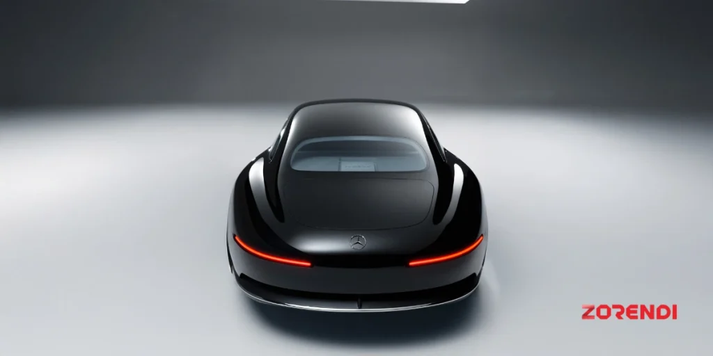 rear view of Mercedes Benz Vision Iconic Concept