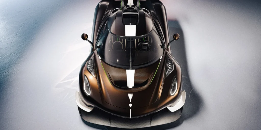 up front view of 2026 Koenigsegg Sadairs Spear