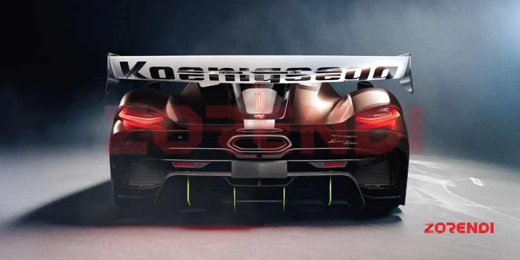rare view of 2026 Koenigsegg Sadairs Spear