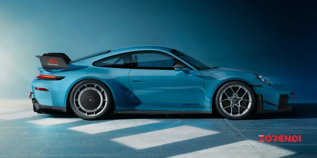 side view of 2026 Porsche 911 GT3 Manthey Kit