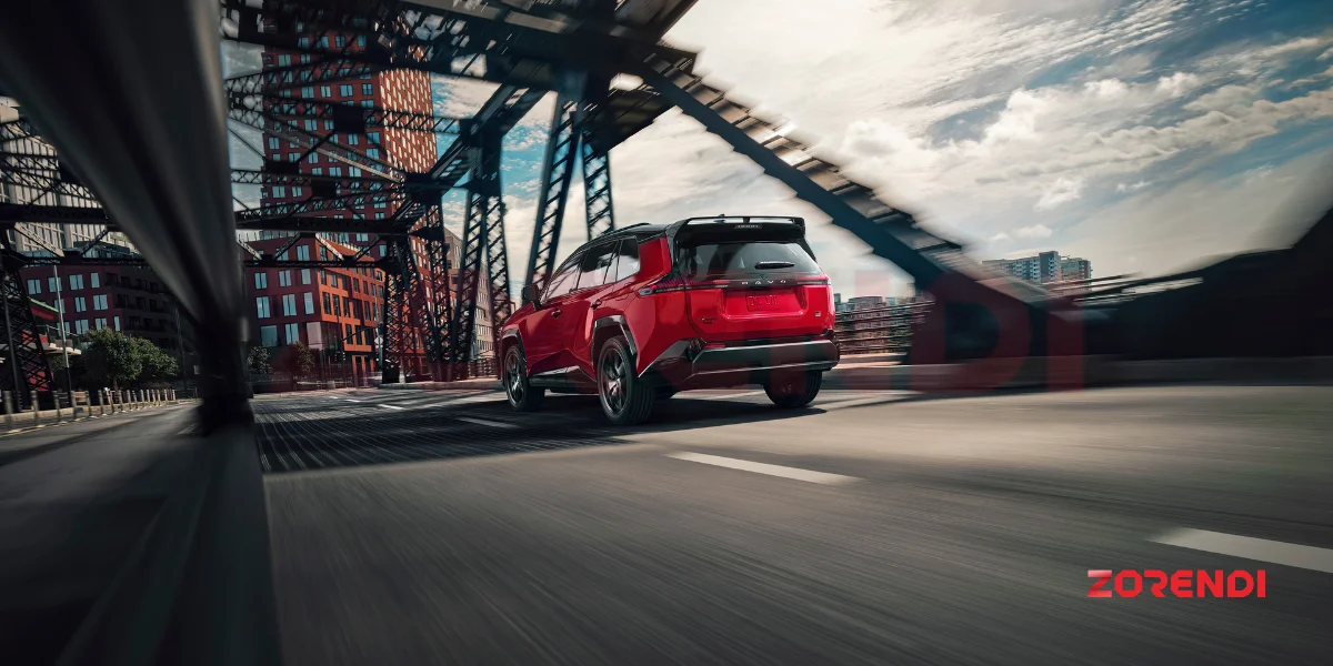 rare view of 2026 Toyota RAV4 GR Sport