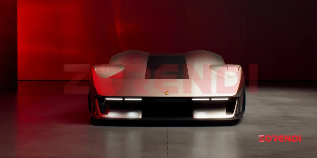 front view of Ferrari F76 Concept