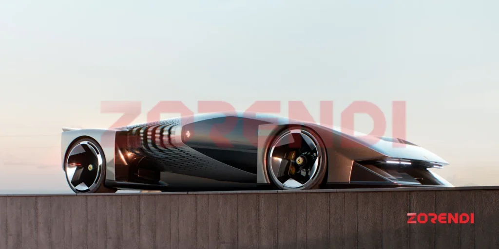 side view of Ferrari F76 Concept