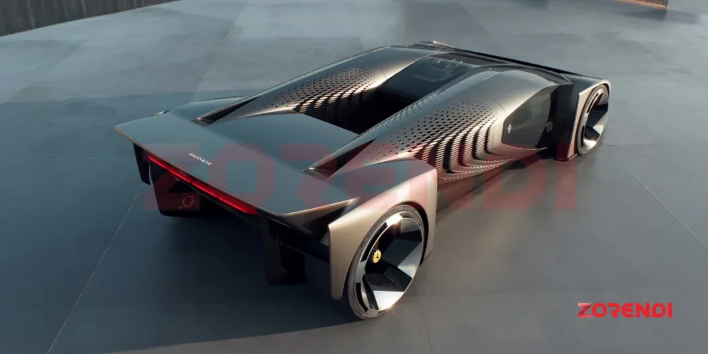 back view of Ferrari F76 Concept