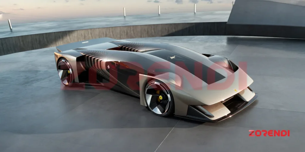 up side view of Ferrari F76 Concept