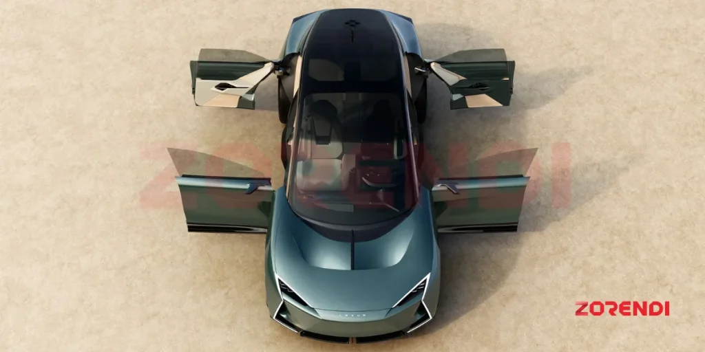 up view of Lexus LS Coupe Concept