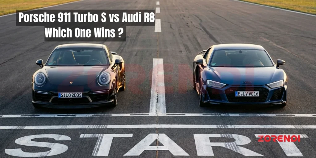 Porsche 911 Turbo S vs Audi R8 Which One Wins