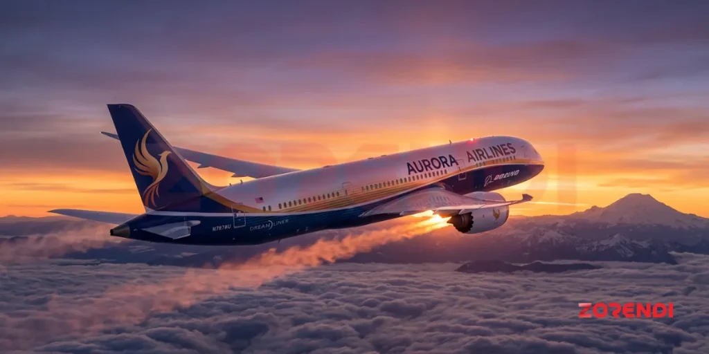 rare view of First Class airplane