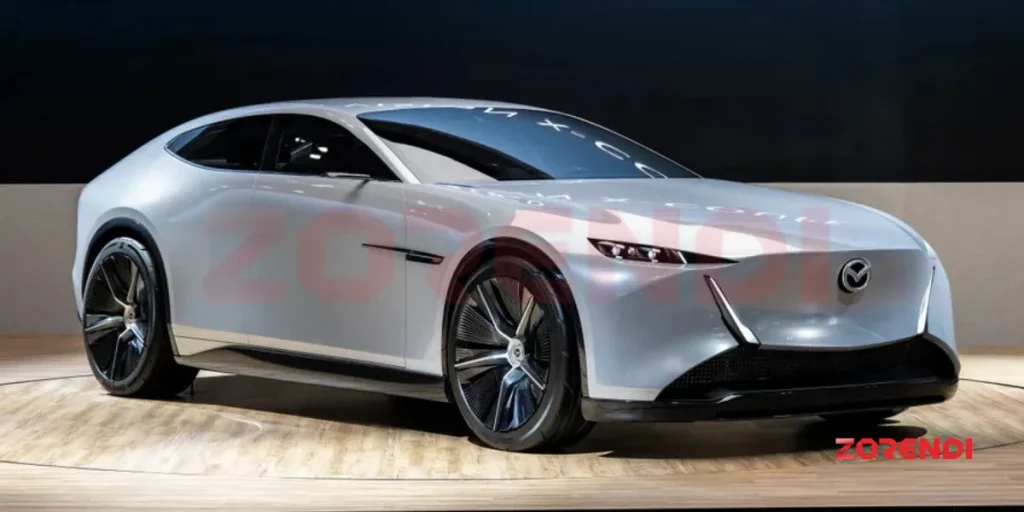 front side view of mazda vision x