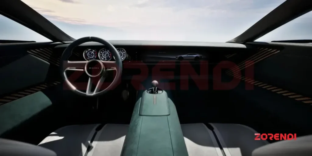 interior design of mazda vision x