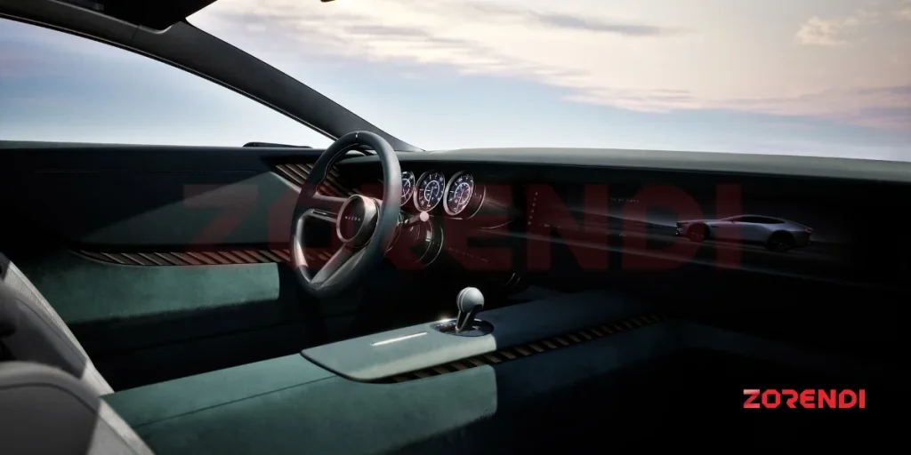 interior of mazda vision x