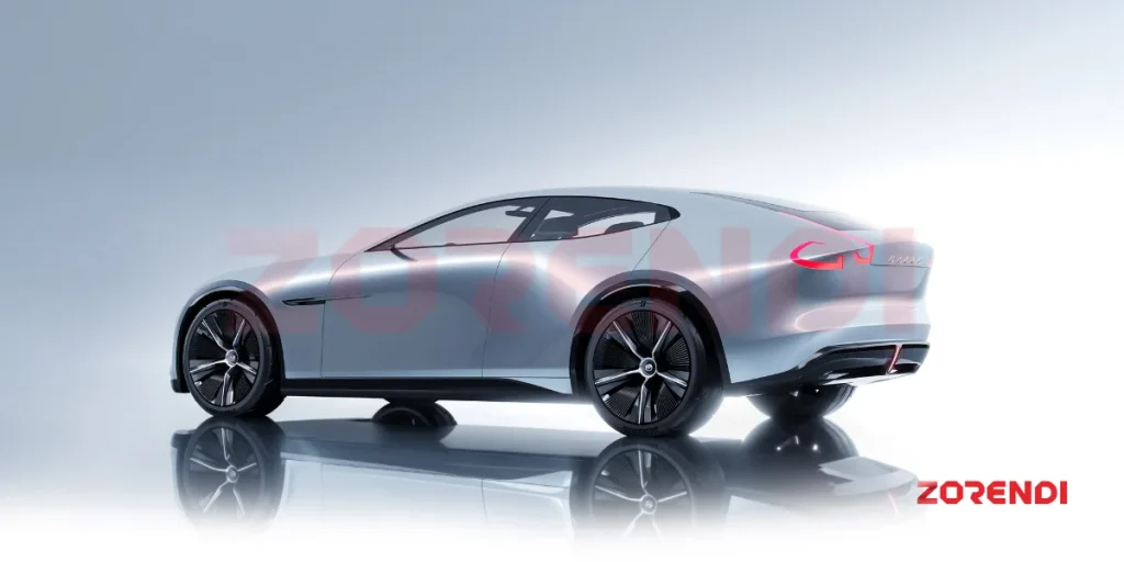 back side view of mazda vision x