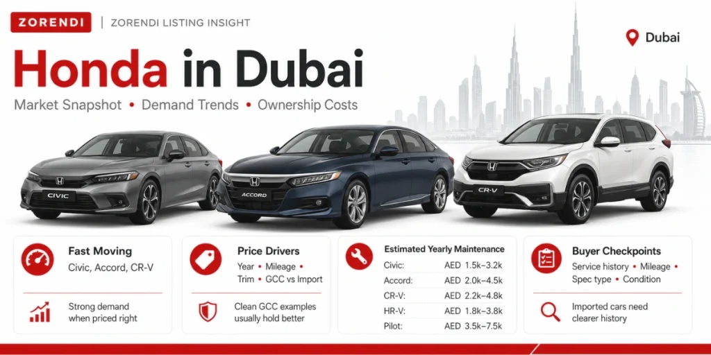 honda for sale in dubai