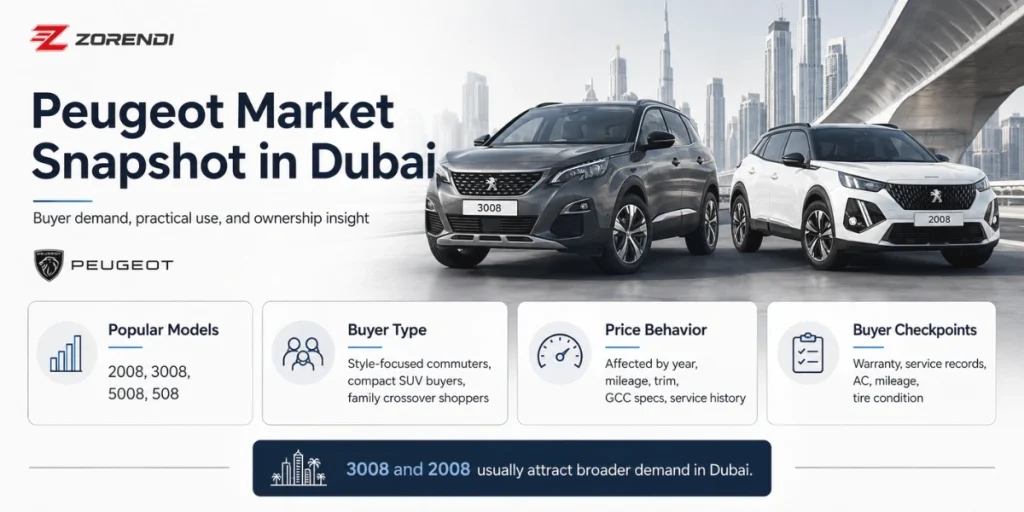Peugeot for sale in dubai