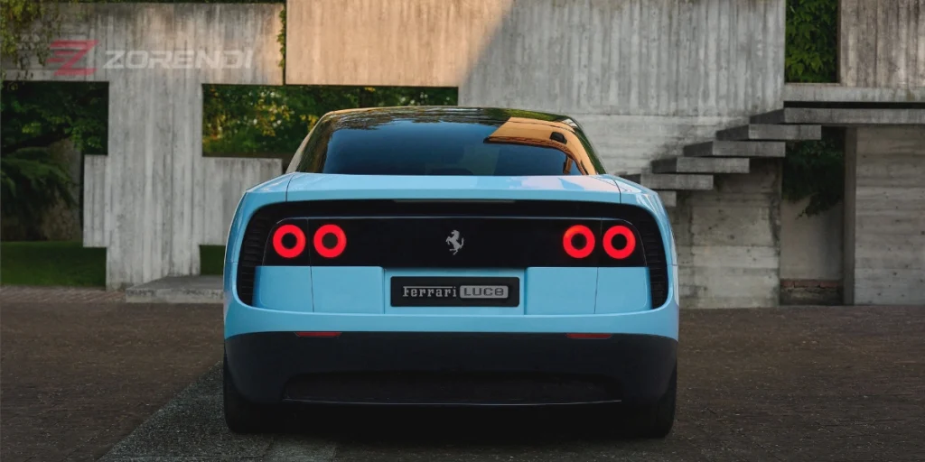 Ferrari Luce Behind