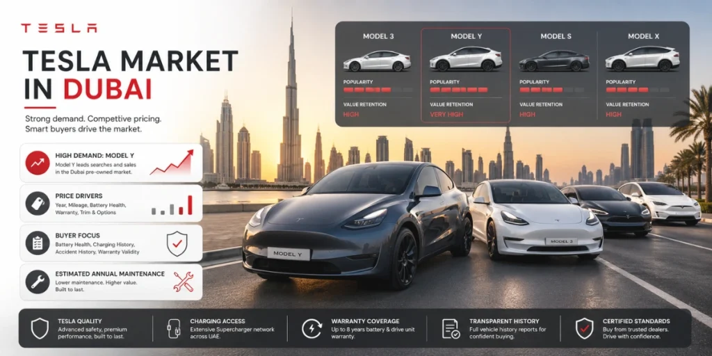 tesla for sale in dubai